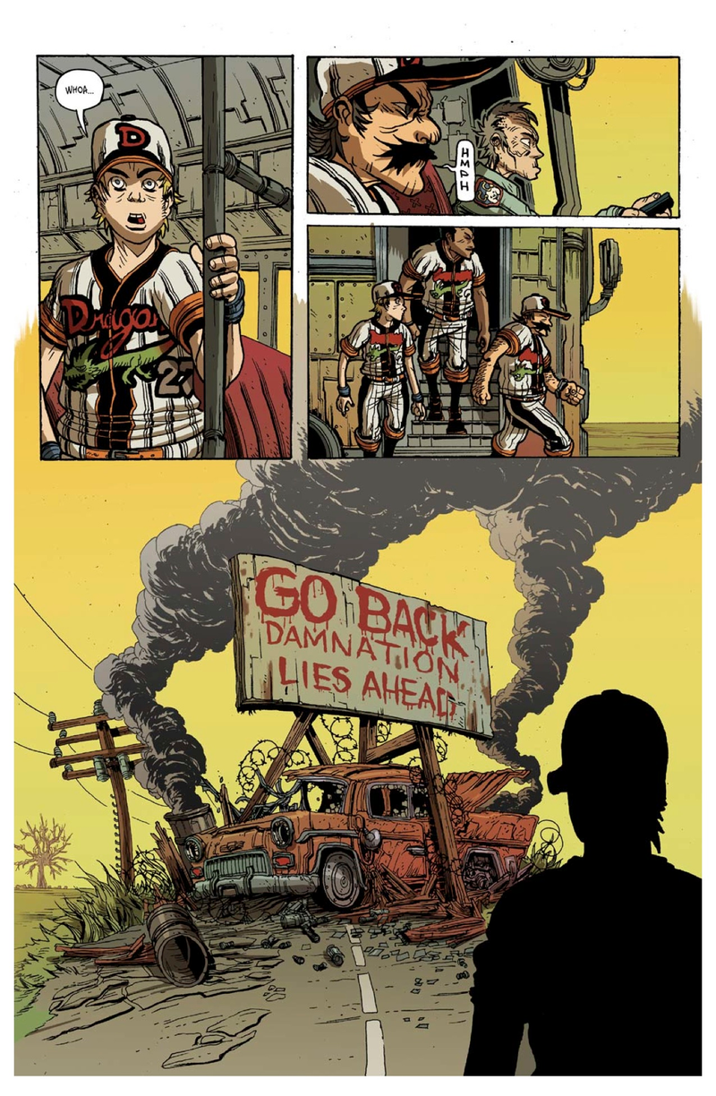 Illustration for article titled You'll want to throw money at this deranged graphic novel about baseball players versus monsters